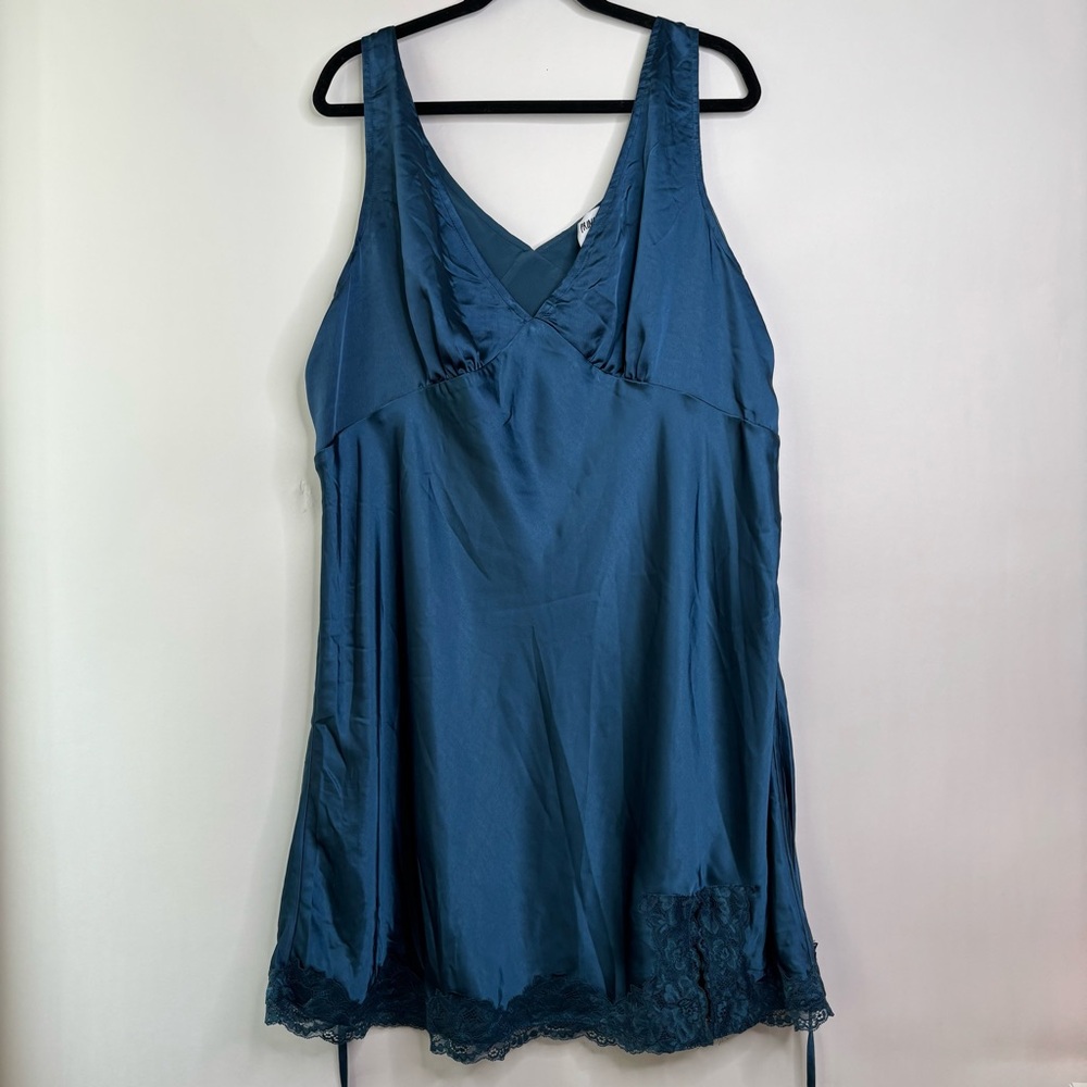 Princess Polly ATHENIA MINI DRESS NAVY Plus Size 20 - Picture 4 of 15